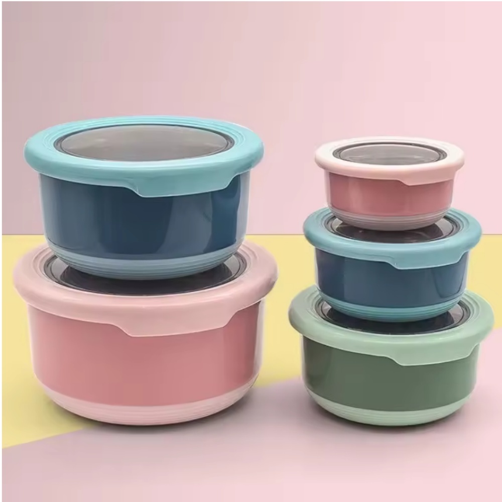 Stainless Lunch Box - صندوق حفظ الطعام الطازج وعاء ختم