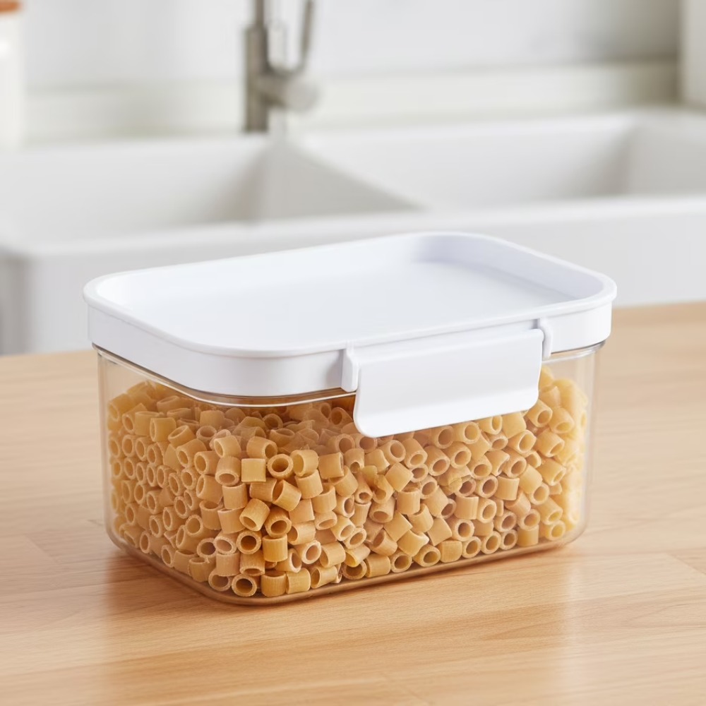 Food Storage And Organizer - حاوية تخزين طعام بلاستيكية مستطيلة صغيرة