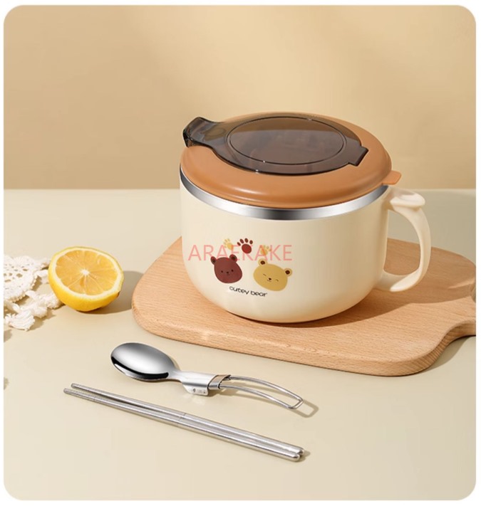 Stainless Lunch Box - وعاء من الفولاذ المقاوم للصدأ مع