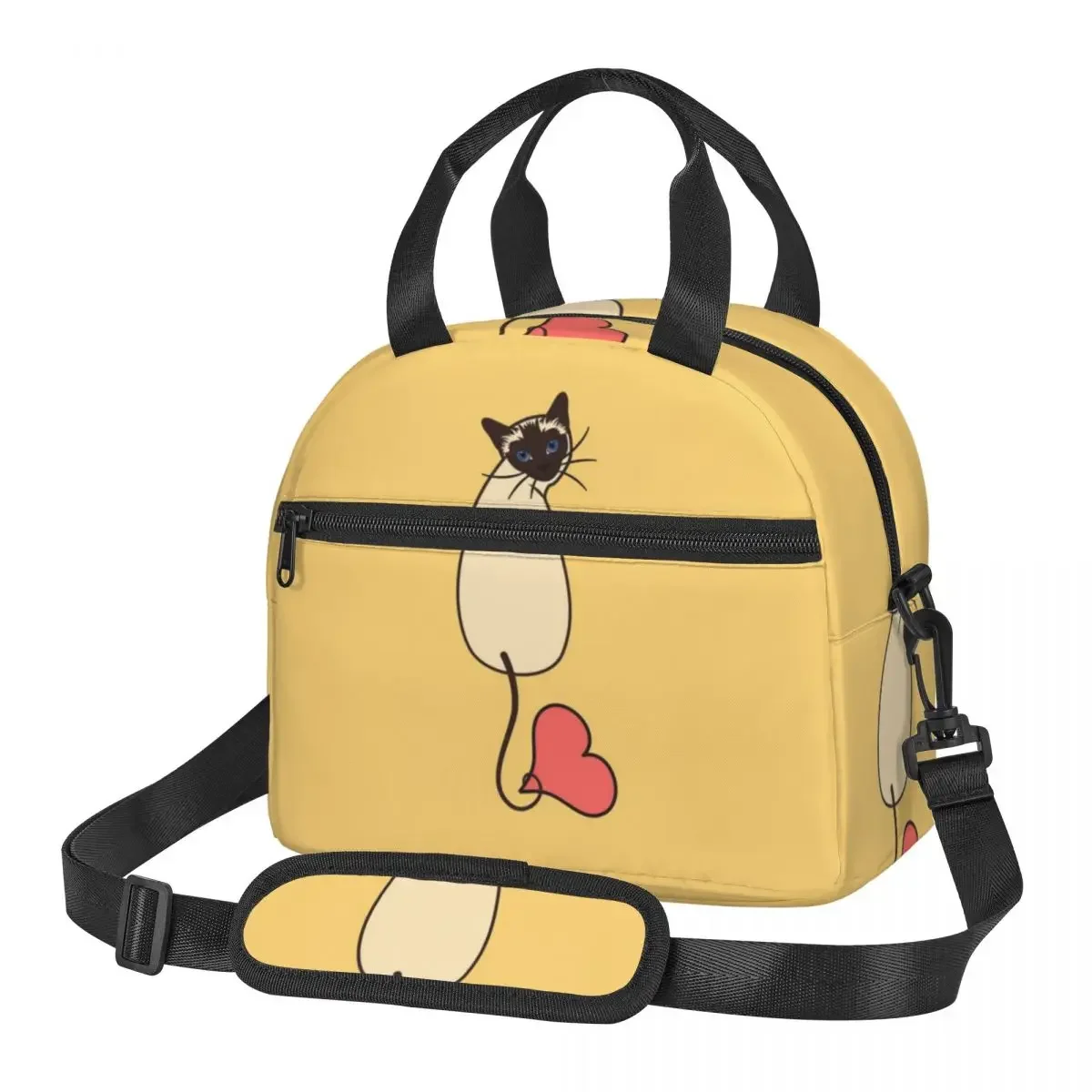 Food Storage Yellow - حقيبة غداء معزولة باللون الأصفر على