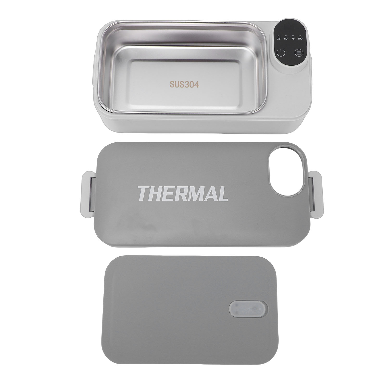 Portable Food Warmer - صندوق غداء مُسخّن من الفولاذ المقاوم