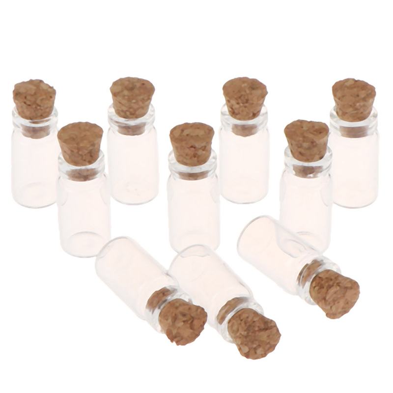 Food Storage Jars - 10 قطع من أوعية زجاجية مصغرة