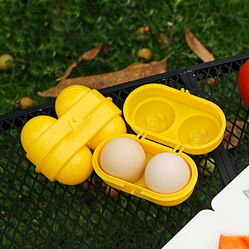 Food Storage Yellow - صندوق تخزين البيض الأصفر، صينية بيض