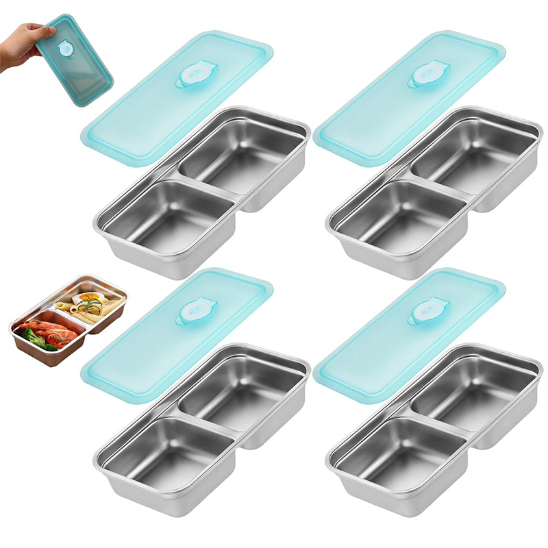 Stainless Lunch Box - صندوق حفظ الطعام الطازج المحمول من