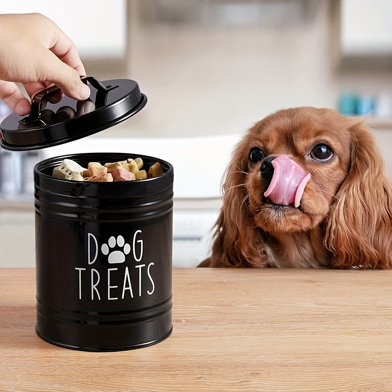 Food Storage For Dog - حاوية معدنية لحفظ طعام الكلاب، حاوية