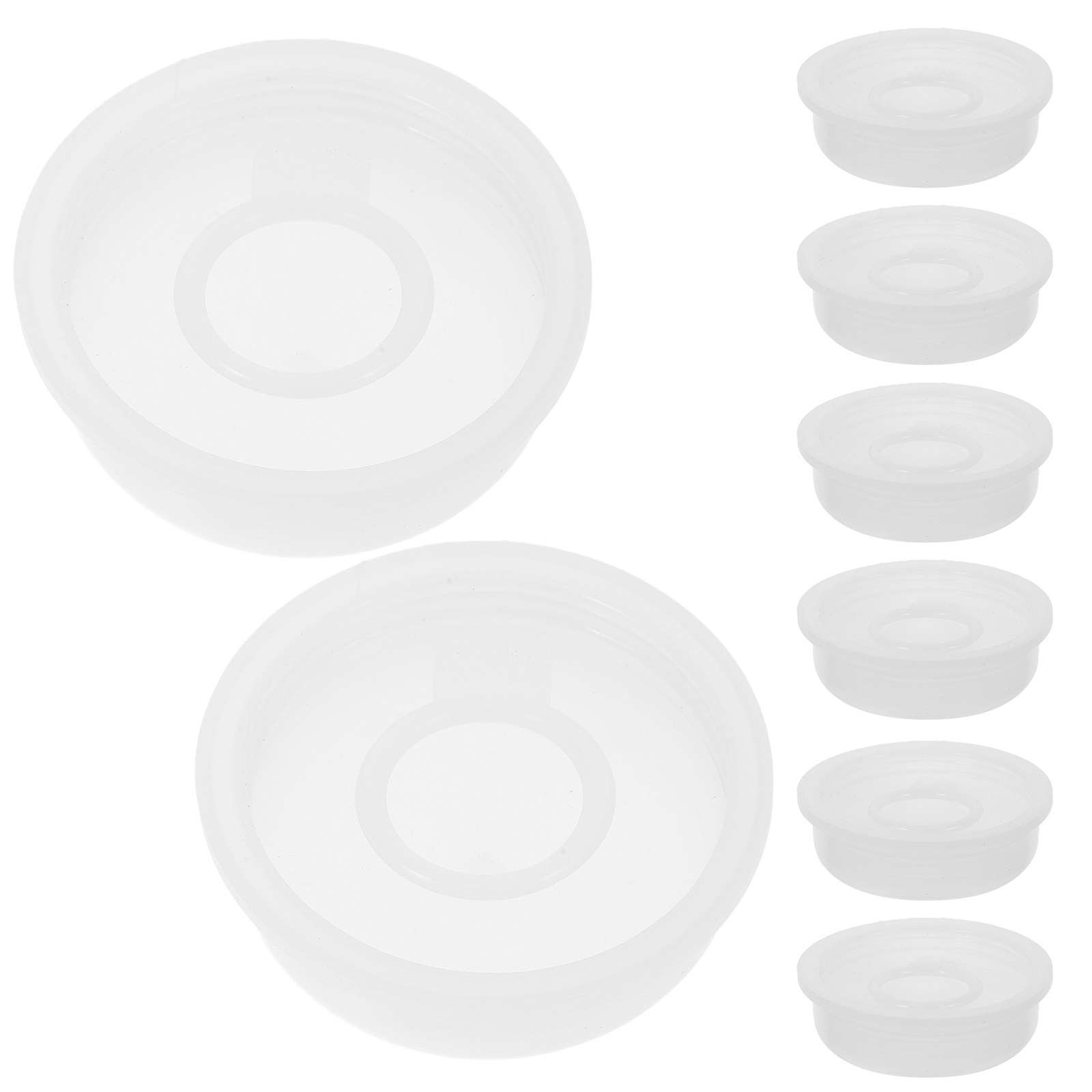 Food Storage And - 10 قطع أغطية بلاستيكية لدلاء المواد