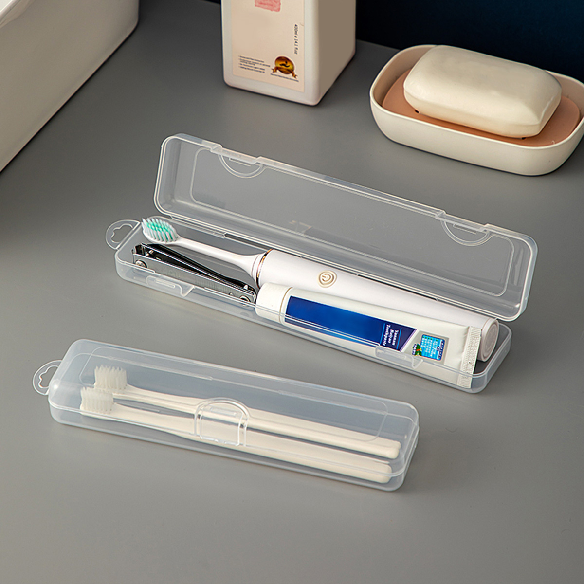 Food Storage Organiser - WORTHBUY صندوق فرشاة الأسنان علبة منظم