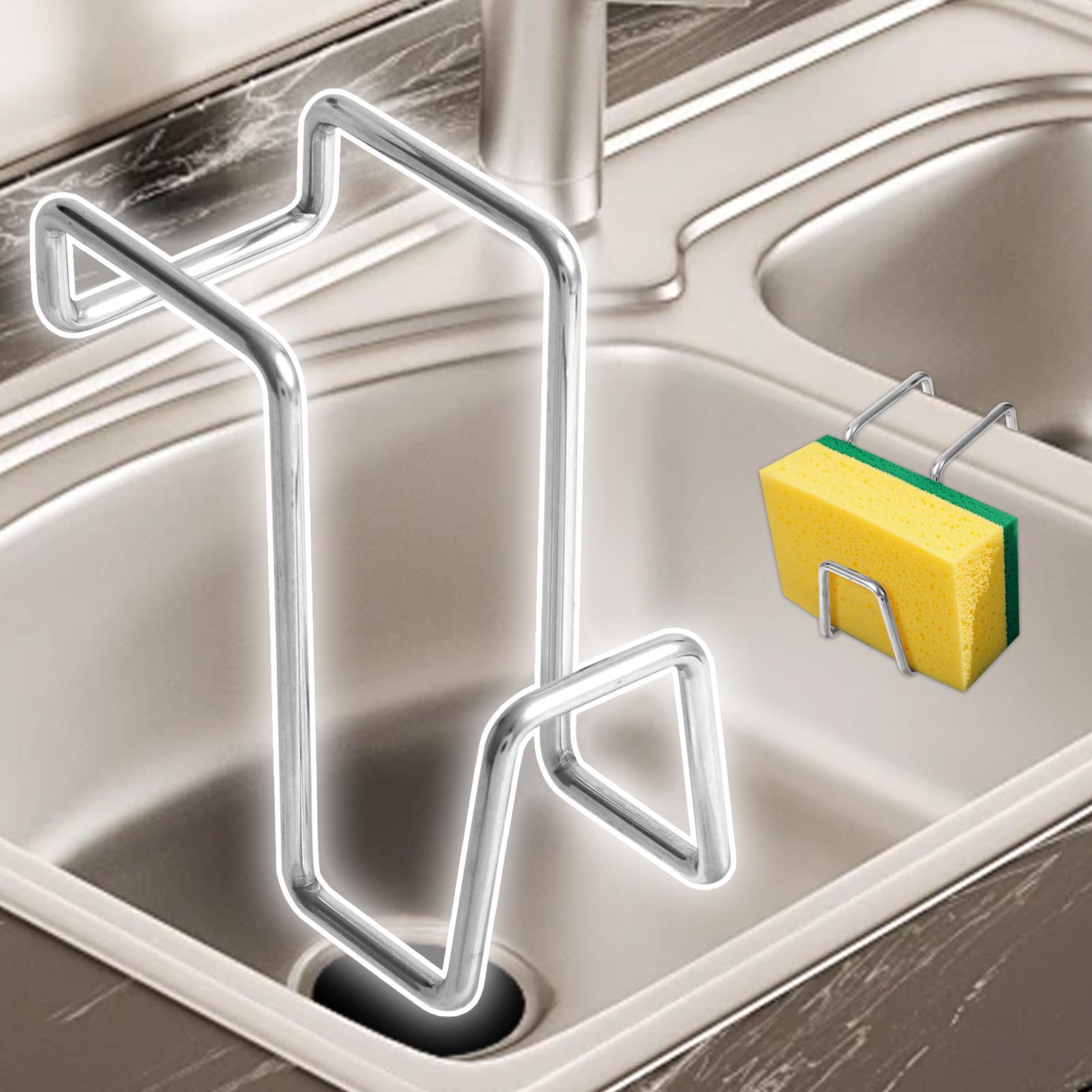 Food Storage Organiser - بالوعة الإسفنج رف مزدوج حوض بالوعة