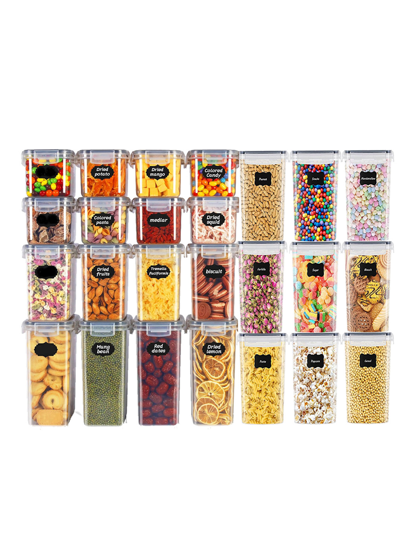 Food Storage Meal Prep - 48 قطعة، حاويات تخزين طعام محكمة