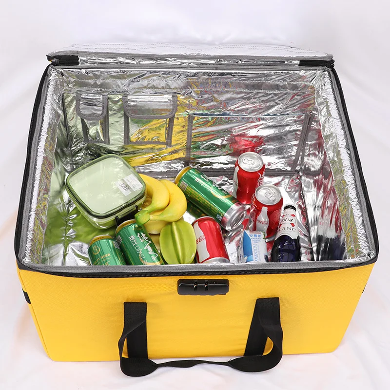 Food Storage Reusable Bags - 80L المحمولة البيتزا الكبيرة أكياس التوصيل