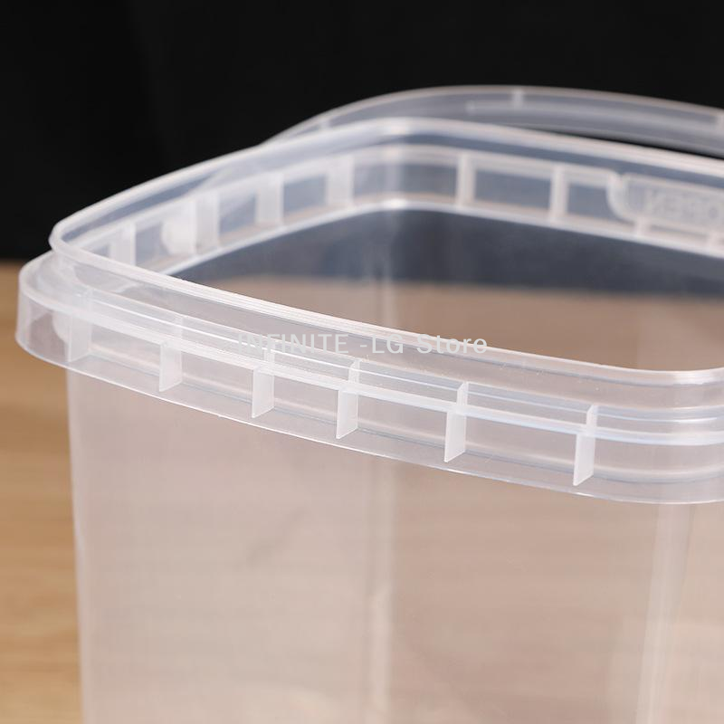 10 قطع من الدلاء البلاستيكية س - مراجعة Food Storage And وسعره