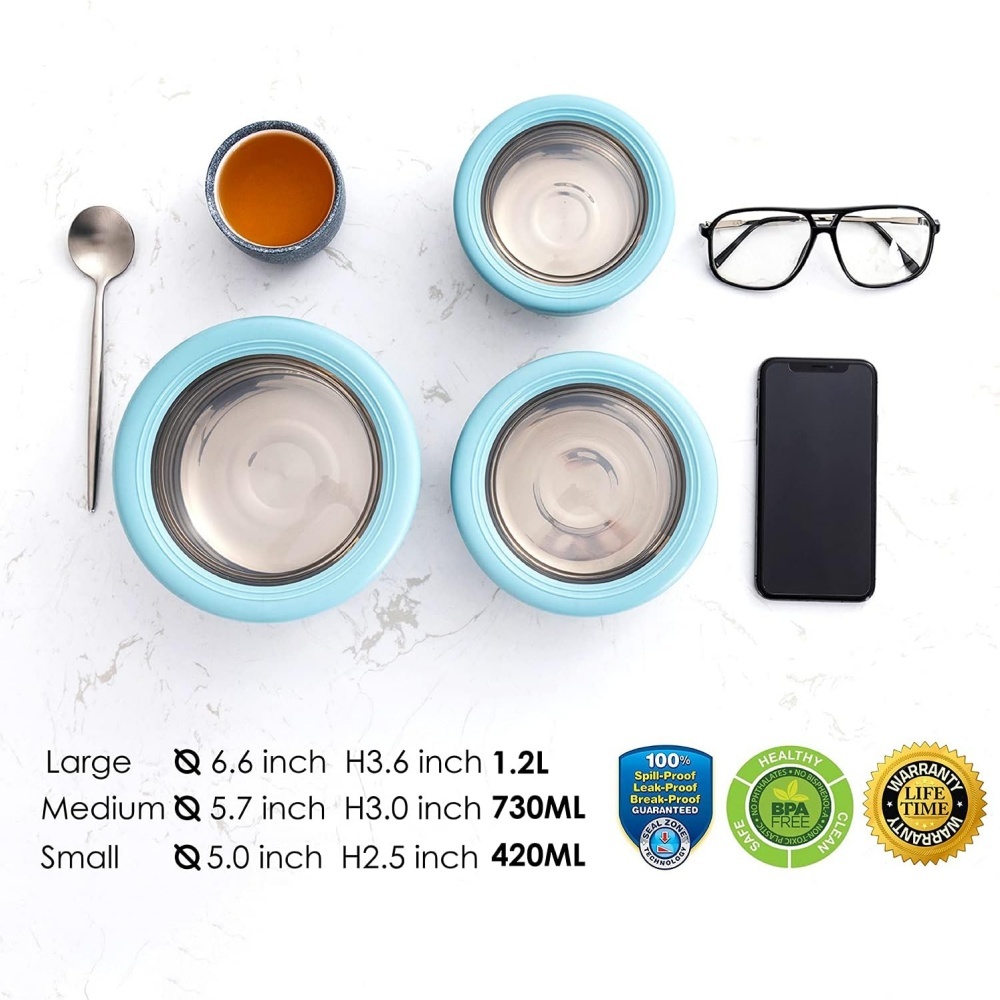 صندوق حفظ الطعام الطازج وعاء خ - مراجعة Stainless Lunch Box وسعره