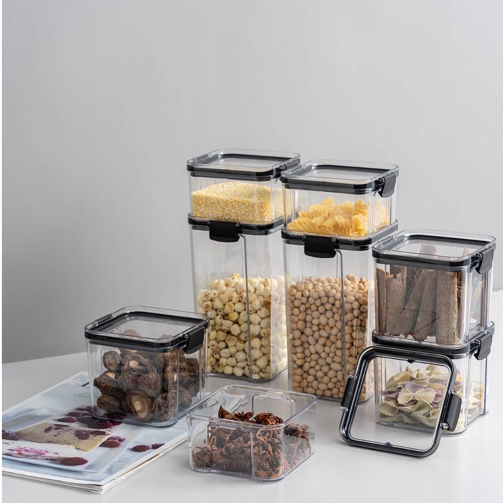حاوية تخزين طعام محكمة الإغلاق - مراجعة Food Storage Jars وسعره
