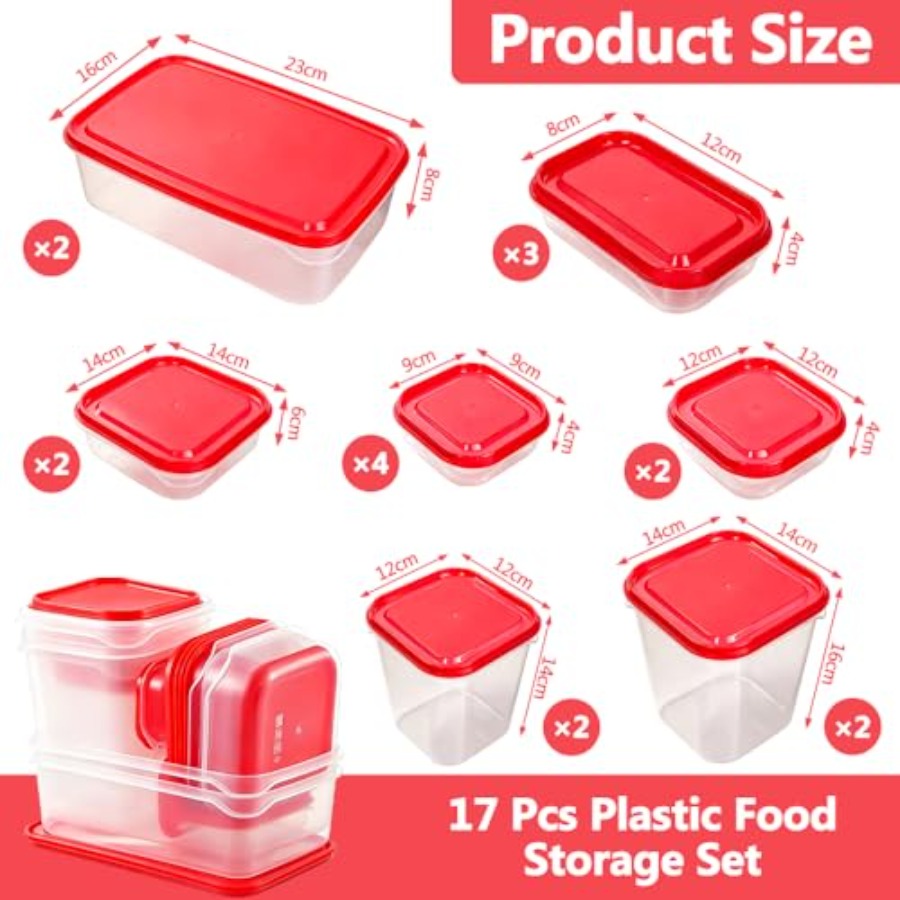 مجموعة تخزين طعام بلاستيكية من - مراجعة Food Storage Meal Prep وسعره