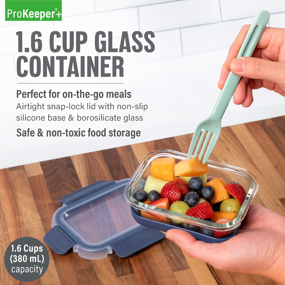 عبوة من قطعتين: حاويات زجاجية  - مراجعة Food Storage In Pantry وسعره