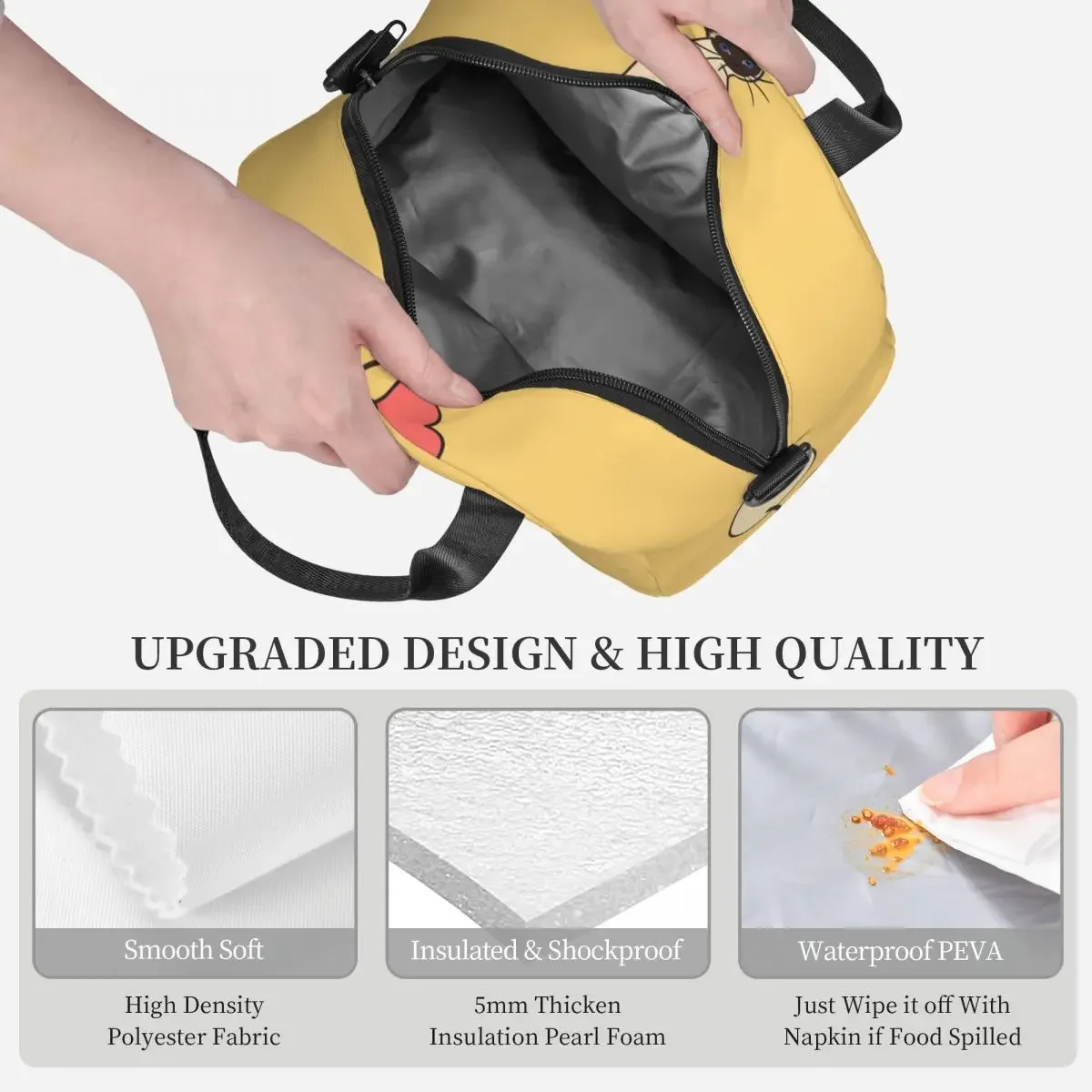 حقيبة غداء معزولة باللون الأصف - مراجعة Food Storage Yellow وسعره