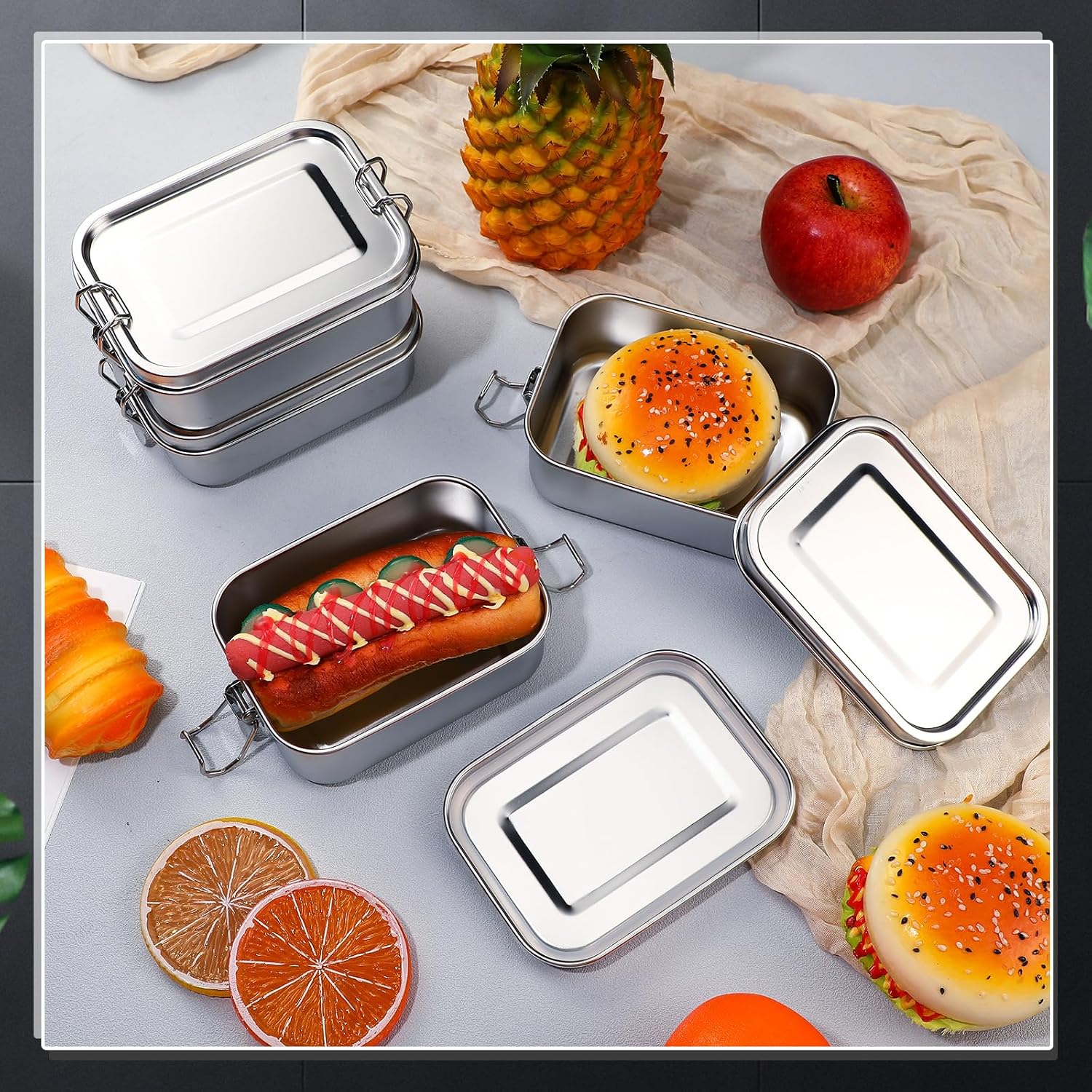 حاويات تخزين طعام من الفولاذ ا - مراجعة Food Storage Organiser وسعره