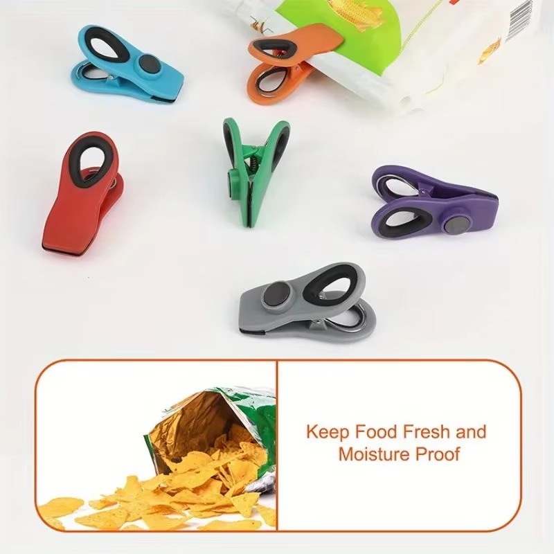 10 قطع من مشابك الأكياس القابل - مراجعة Food Storage Reusable Bags وسعره