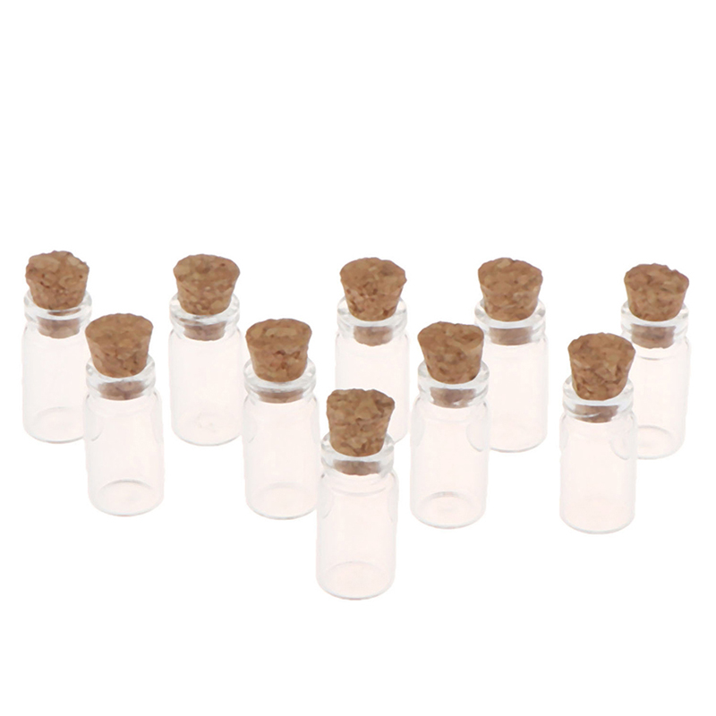 10 قطع من أوعية زجاجية مصغرة ب - مراجعة Food Storage Jars وسعره