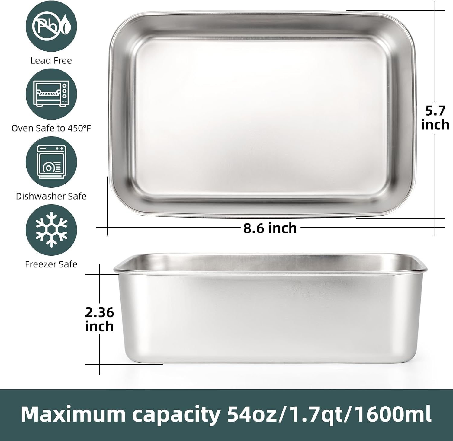 6 عبوات (57 أونصة) من حاويات ت - مراجعة Food Storage Meal Prep وسعره