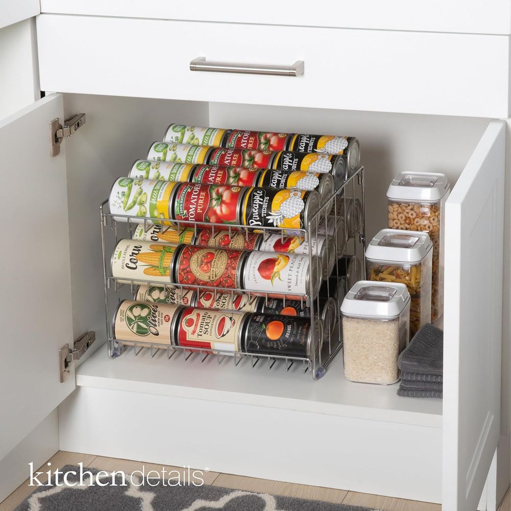 منظم علب بثلاث طبقات |   رف تخ - مراجعة Food Storage In Pantry وسعره