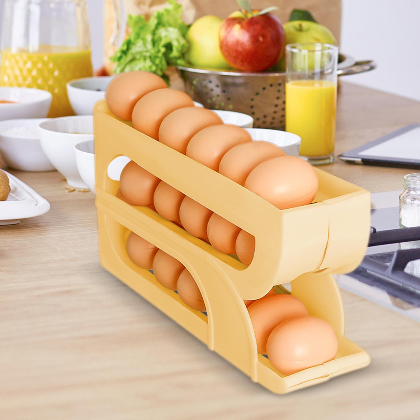 حامل بيض أوتوماتيكي جديد للمطب - مراجعة Food Storage Yellow وسعره