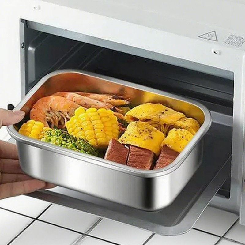 صندوق غداء كبير السعة من الفول - مراجعة Stainless Lunch Box وسعره