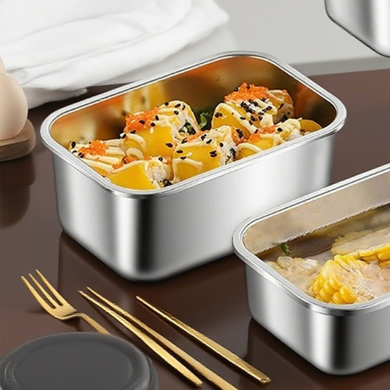 صندوق غداء كبير السعة من الفول - مراجعة Stainless Lunch Box وسعره