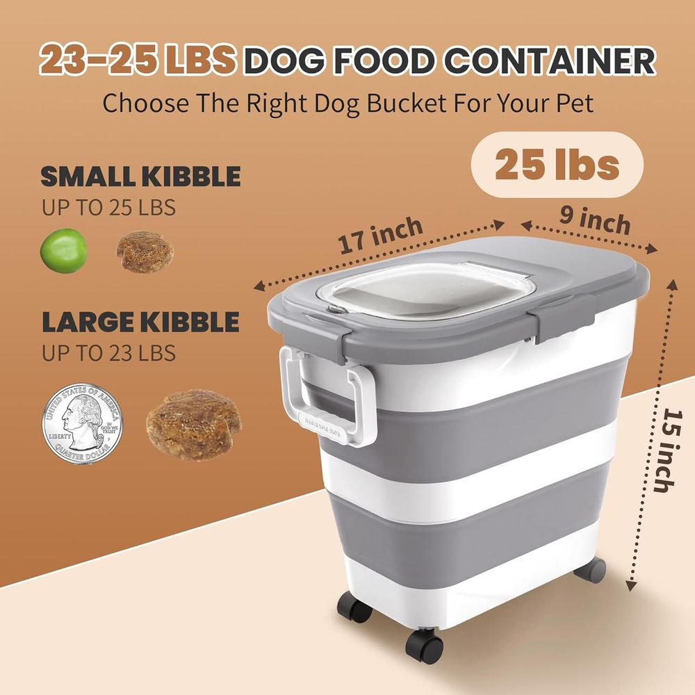 حاوية تخزين طعام الكلاب محكمة  - مراجعة Food Storage For Dog وسعره