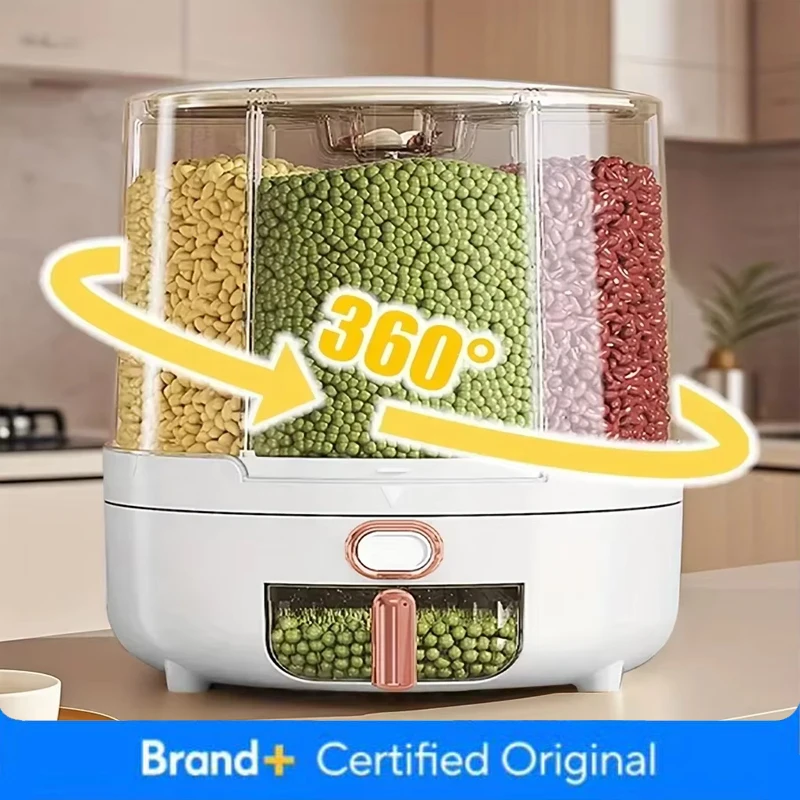 6 مقصورة 360 °   حاوية تخزين ط - مراجعة Food Storage In Pantry وسعره