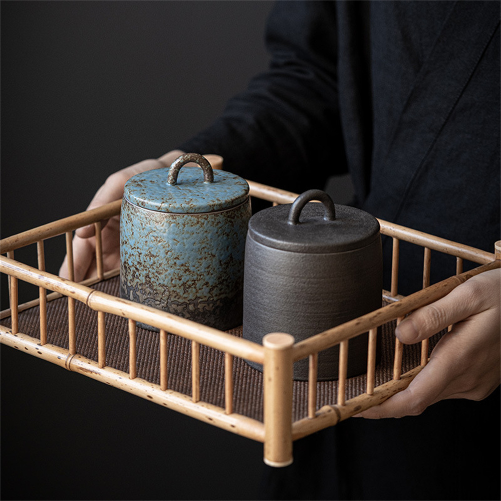علبة شاي سيراميك مختومة جرة صن - مراجعة Food Storage Organiser وسعره