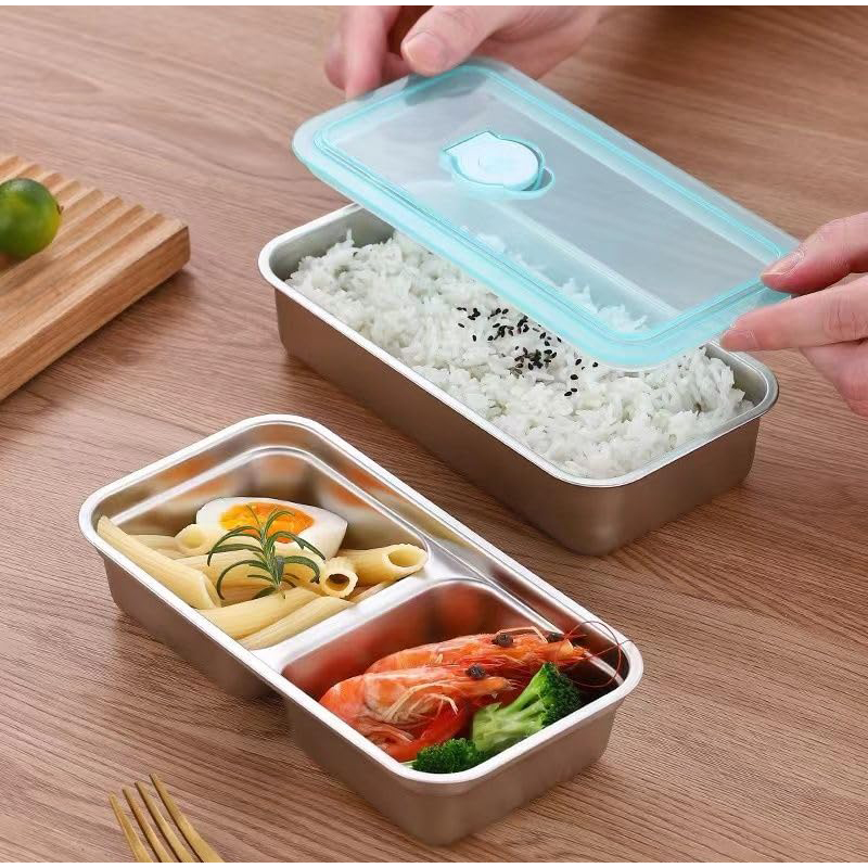 صندوق حفظ الطعام الطازج المحمو - مراجعة Stainless Lunch Box وسعره