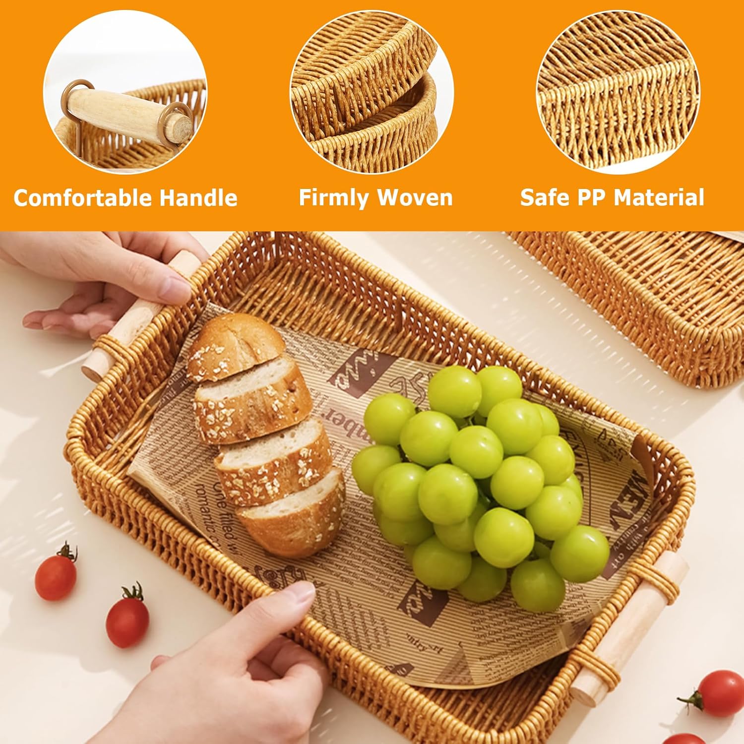 صينية من الخيزران مستطيلة الشك - مراجعة Food Storage In Restaurant وسعره