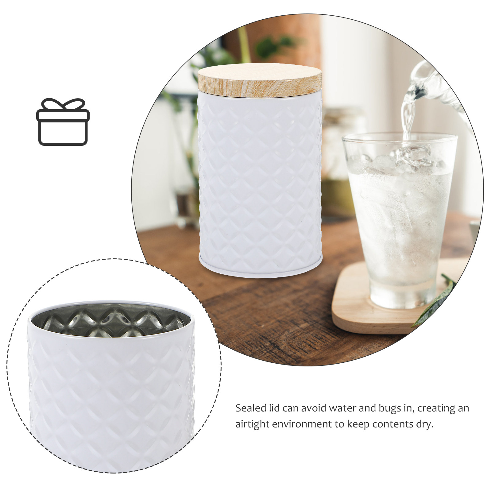 علبتان تخزين من الصفيح الغذائي - مراجعة Food Storage Jars وسعره