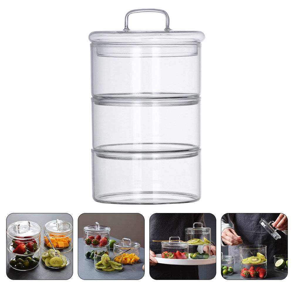 طقم وعاء تخزين زجاجي شفاف للسل - مراجعة Food Storage Jars وسعره