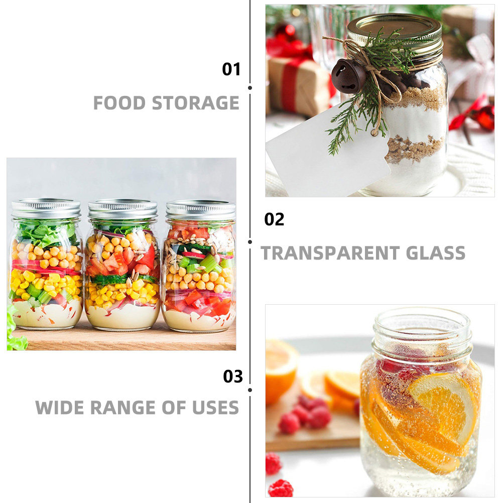 6 قطع من الأوعية الزجاجية الشف - مراجعة Food Storage Jars وسعره