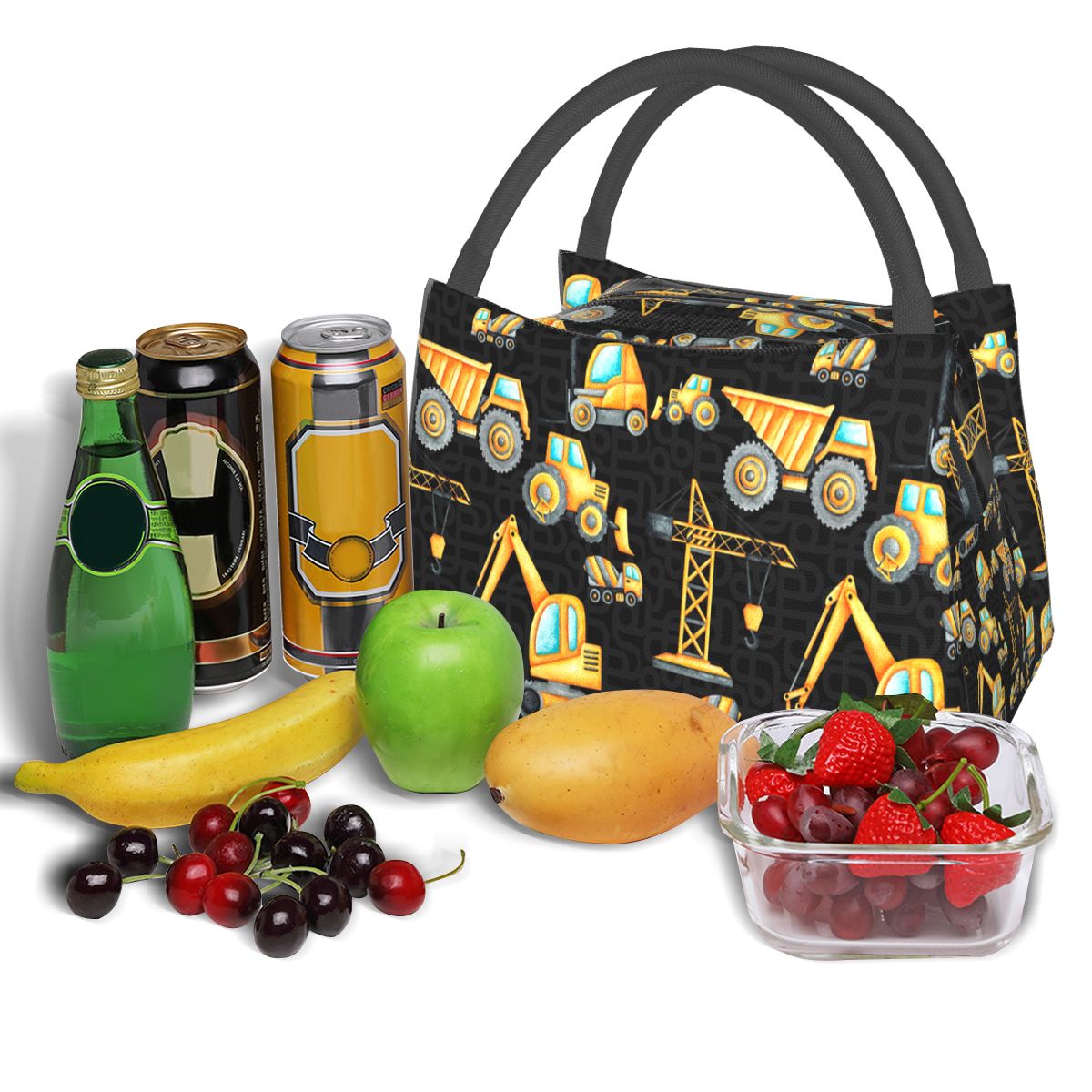 حقيبة غداء معزولة على شكل شاحن - مراجعة Food Storage Yellow وسعره