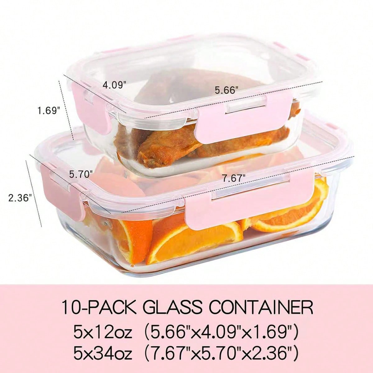 10 حاويات زجاجية لتحضير الوجبا - مراجعة Food Storage Cupboard وسعره