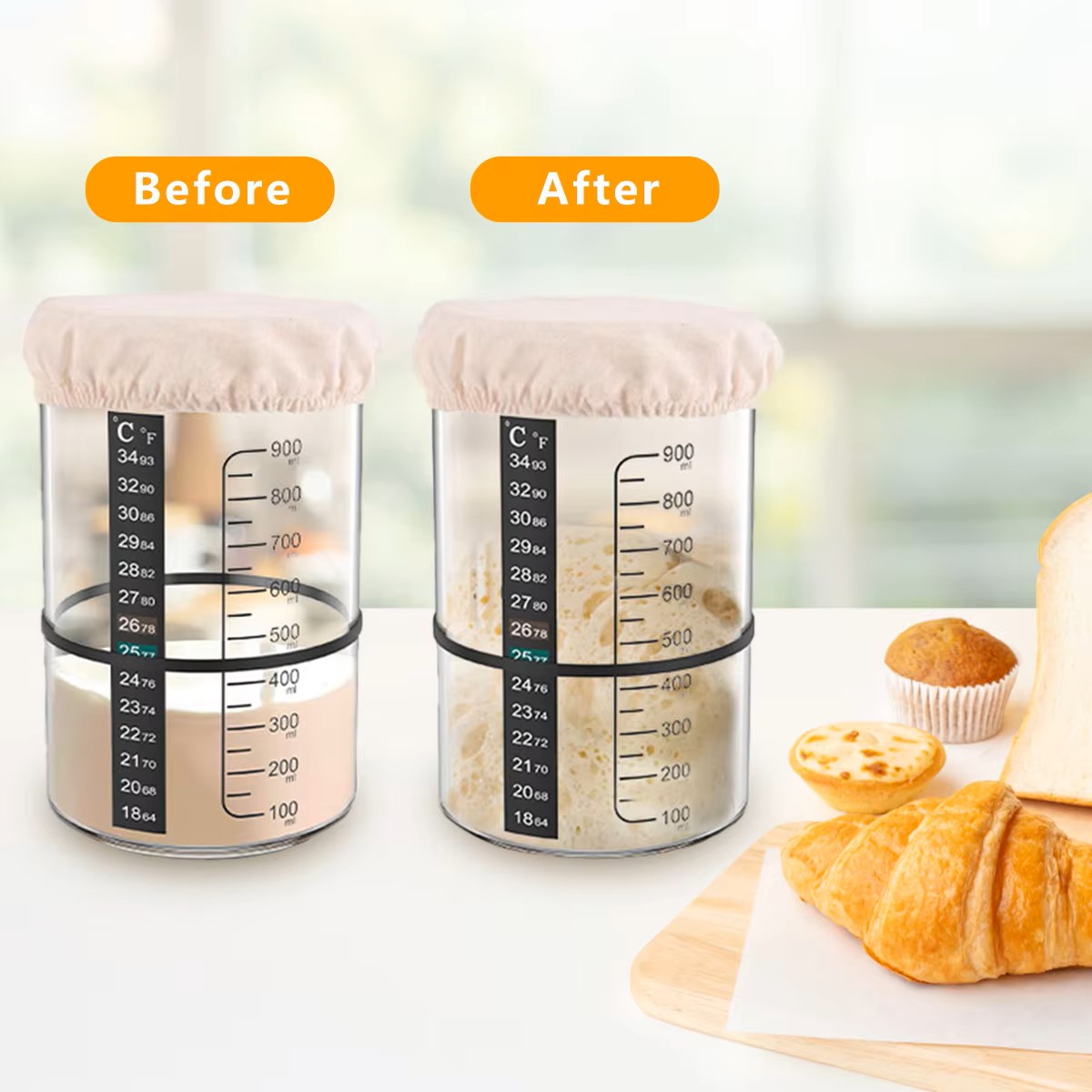 مجموعة برطمانات زجاجية شفافة م - مراجعة Food Storage Containers Glass وسعره