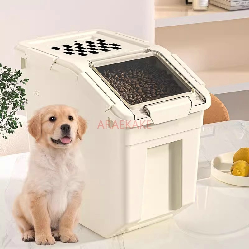 دلو تخزين أغذية الحيوانات الأل - مراجعة Food Storage For Dog وسعره