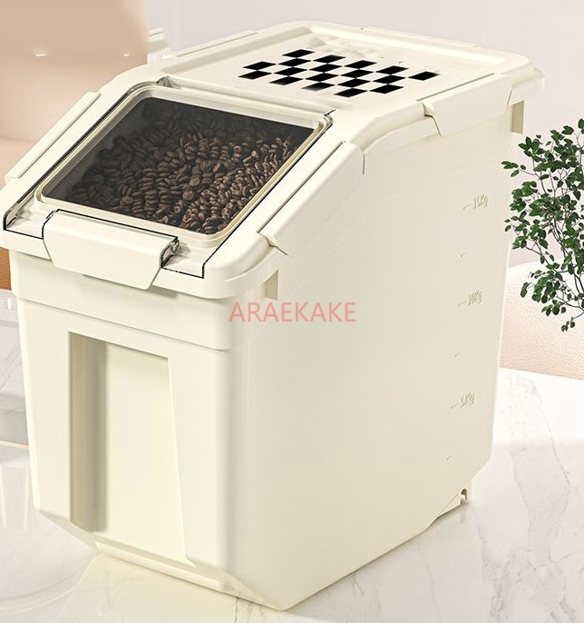 دلو تخزين أغذية الحيوانات الأل - مراجعة Food Storage For Dog وسعره