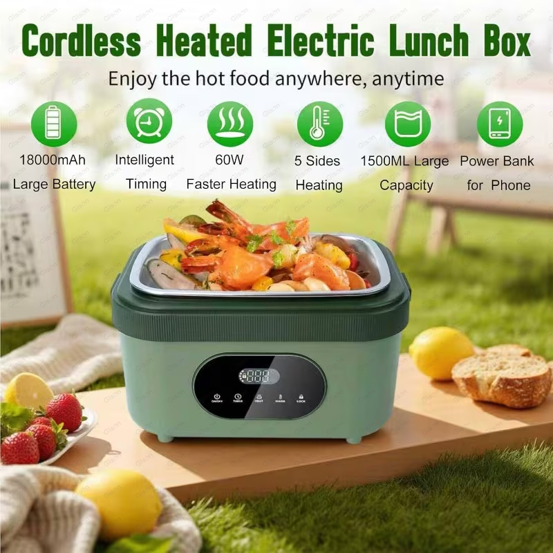 صندوق غداء محمول لاسلكي من جيس - مراجعة Portable Food Warmer وسعره