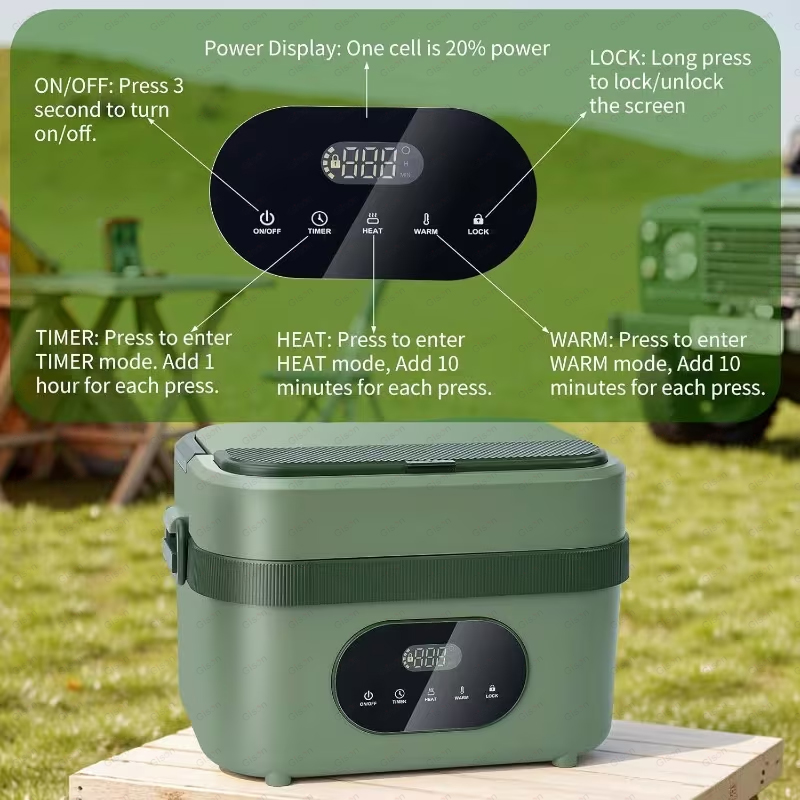 صندوق غداء محمول لاسلكي من جيس - مراجعة Portable Food Warmer وسعره