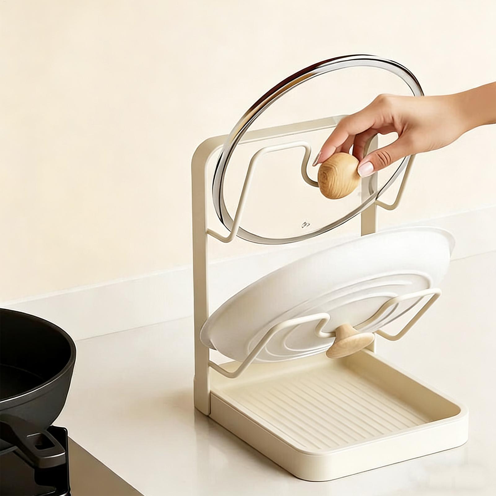 غطاء وعاء منظم المضادة للانزلا - مراجعة Food Storage Organiser وسعره