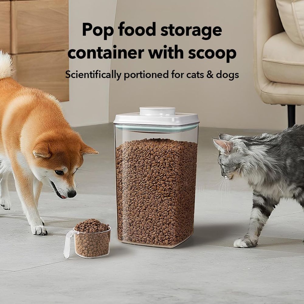 وعاء تخزين طعام الحيوانات الأل - مراجعة Food Storage For Dog وسعره
