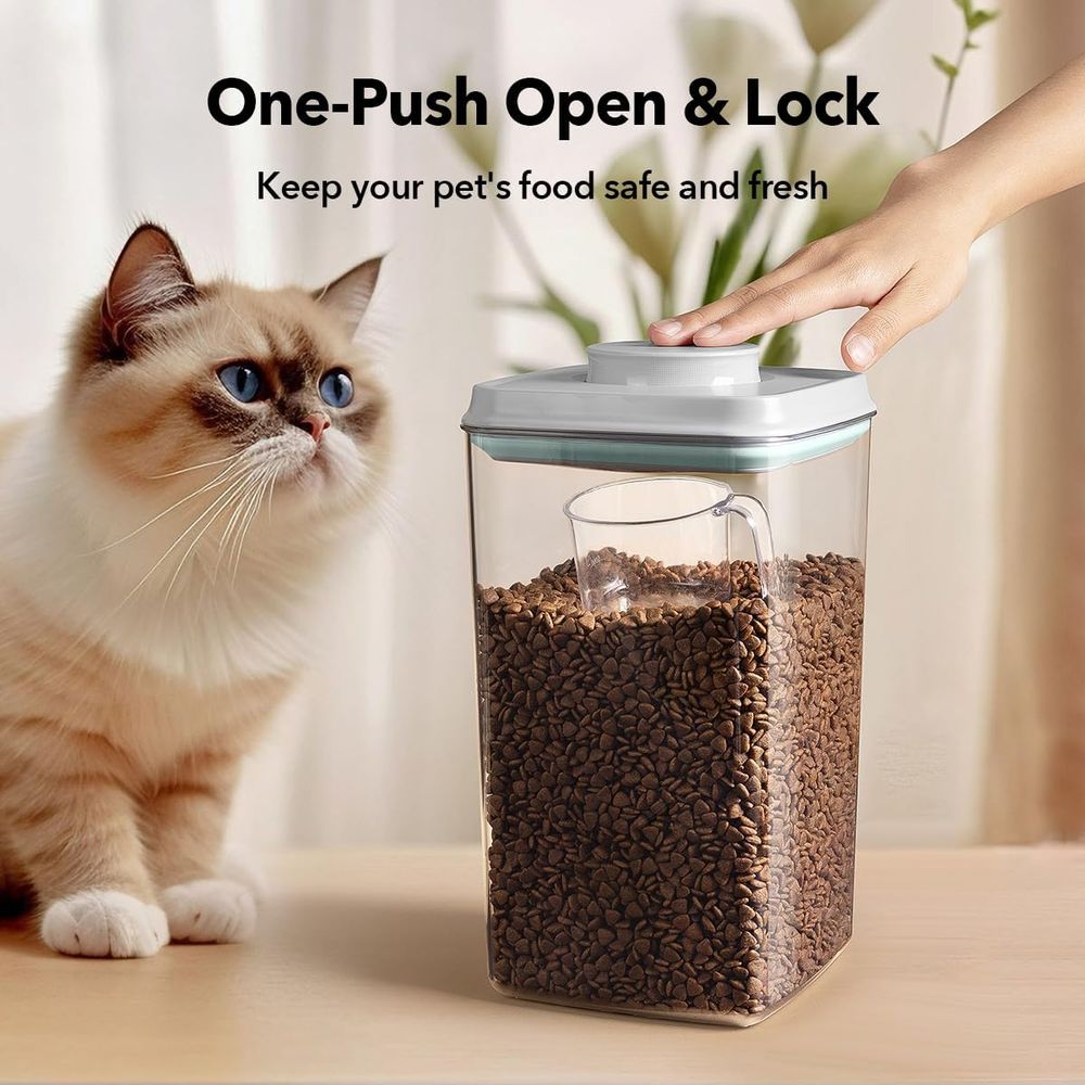 وعاء تخزين طعام الحيوانات الأل - مراجعة Food Storage For Dog وسعره