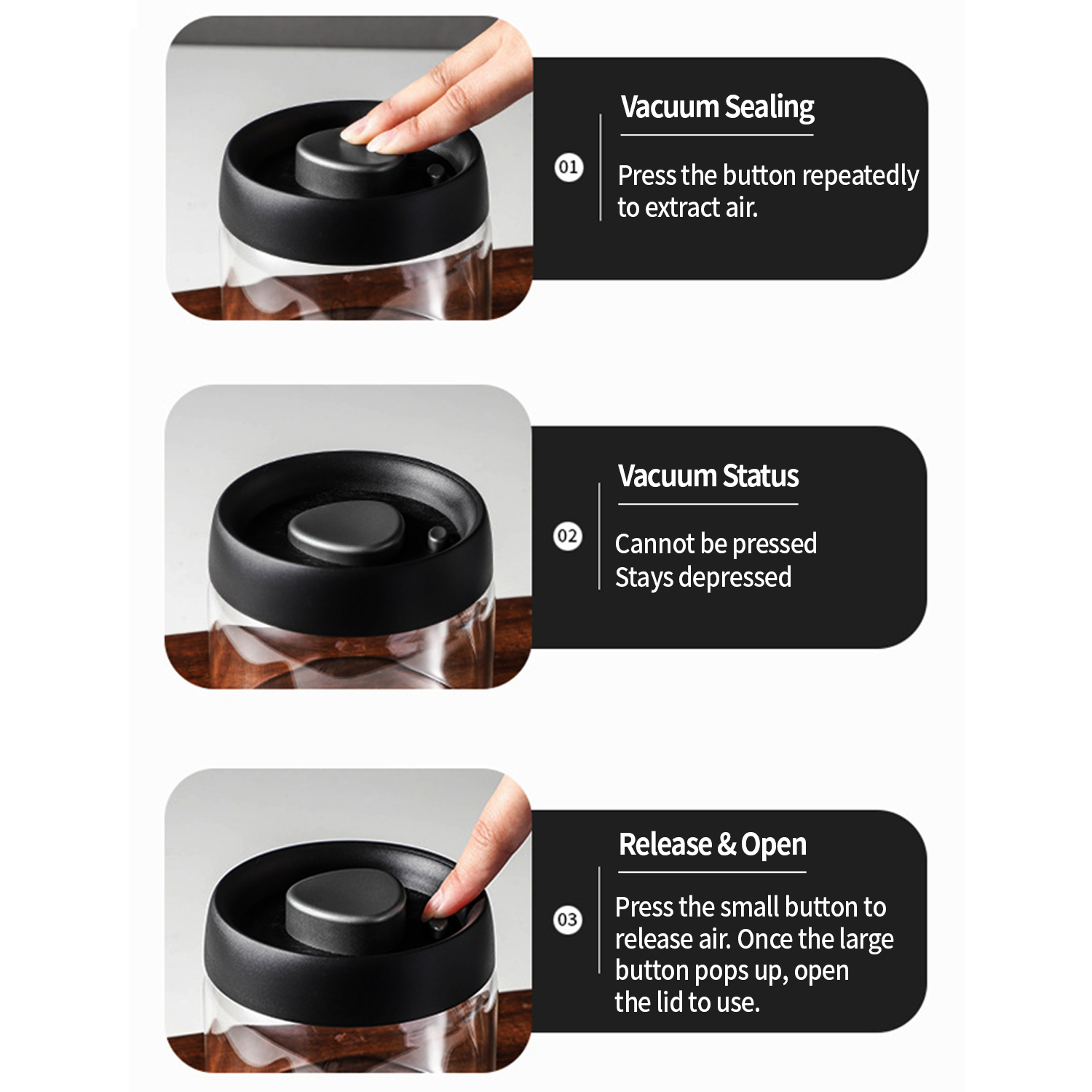 وعاء قهوة زجاجي محكم الإغلاق م - مراجعة Food Storage Jars وسعره