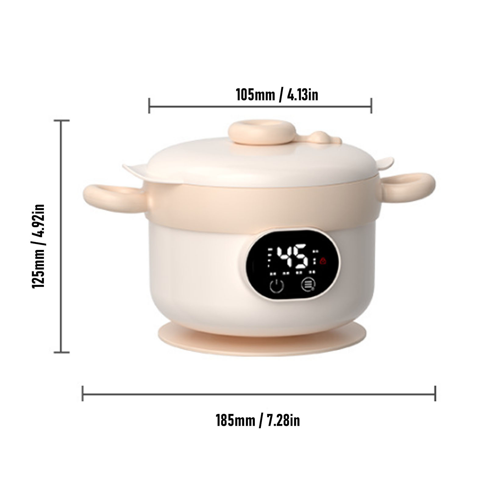 وعاء تسخين الطعام الكهربائي، ص - مراجعة Stainless Lunch Box وسعره