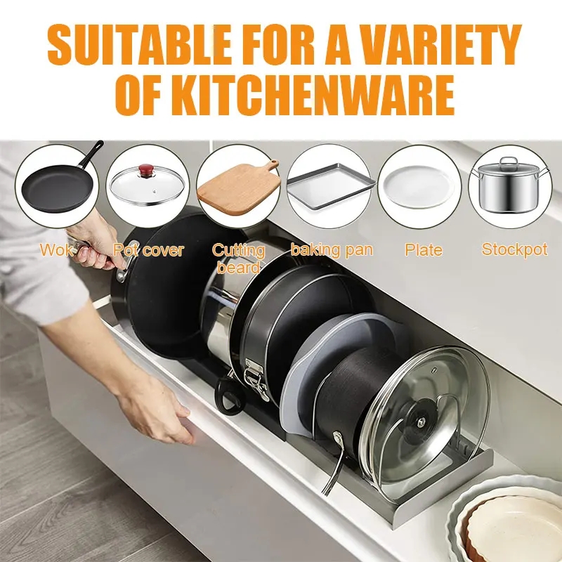 رف تخزين من الفولاذ المقاوم لل - مراجعة Food Storage Organiser وسعره
