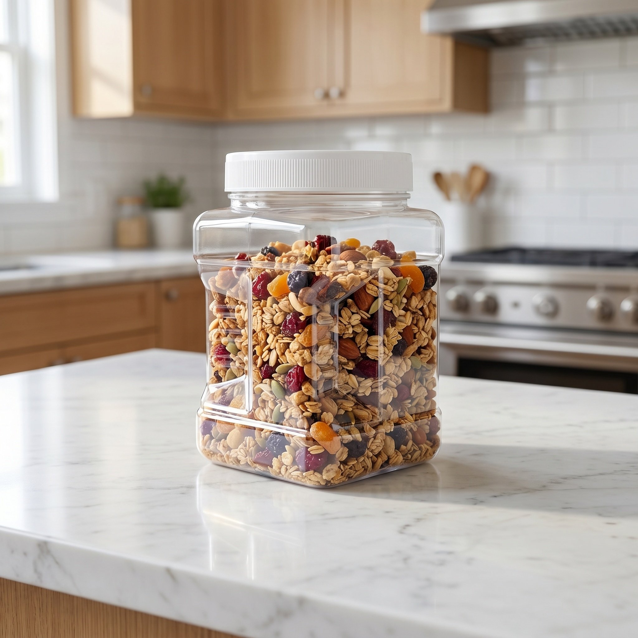 6 قطع من أوعية التخزين الشفافة - مراجعة Food Storage Jars وسعره